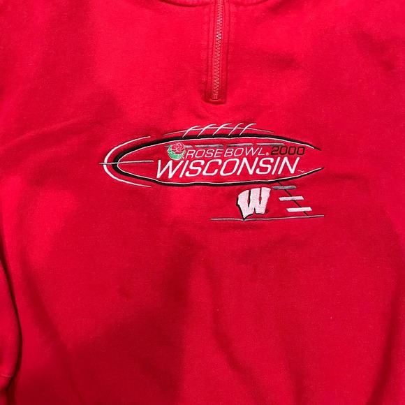 Wisconsin 2000 Rose Bowl Quarter Zip - Picture 2 of 4